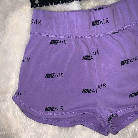 Sz Small Nike Air Purple Cotton Shorts - Picture 4 of 10